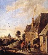 TENIERS, David the Younger Village Scene  ar Spain oil painting reproduction